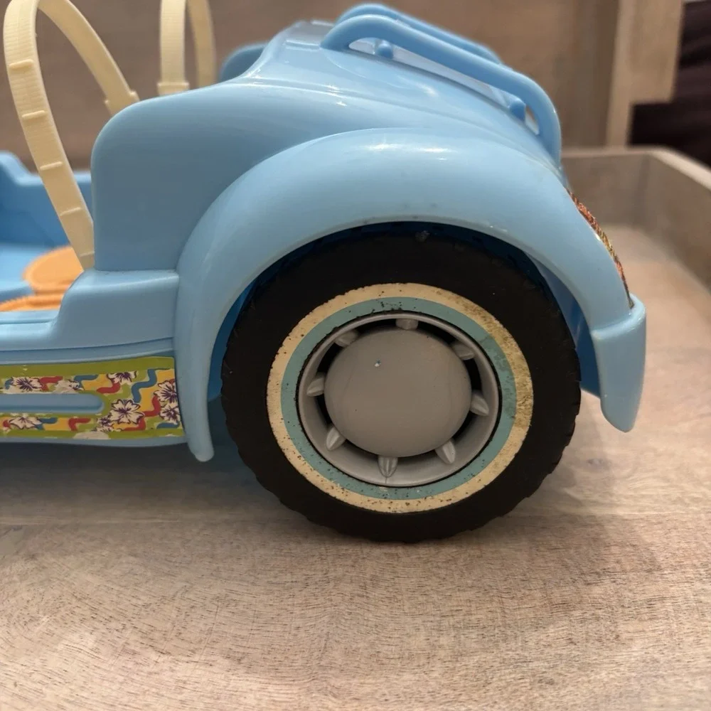 Barbie Beach Car‎ 2006 Glam Cruiser Blue Convertible Sports Car Mattel No Basket